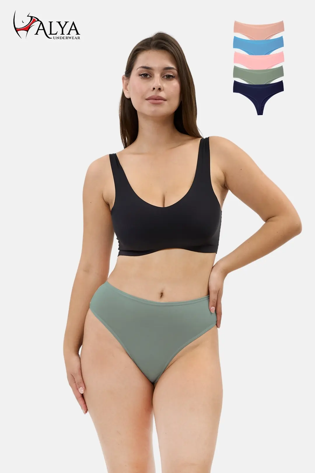 Yüksek Bel Tanga Külot - 5'li Paket
