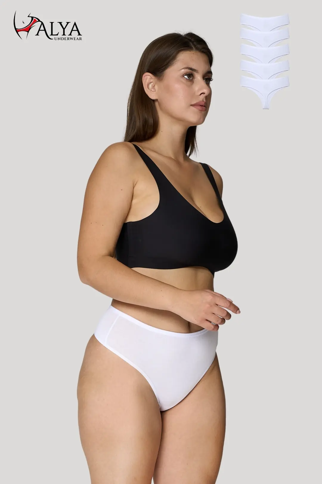 Yüksek Bel Tanga Külot - 5'li Paket