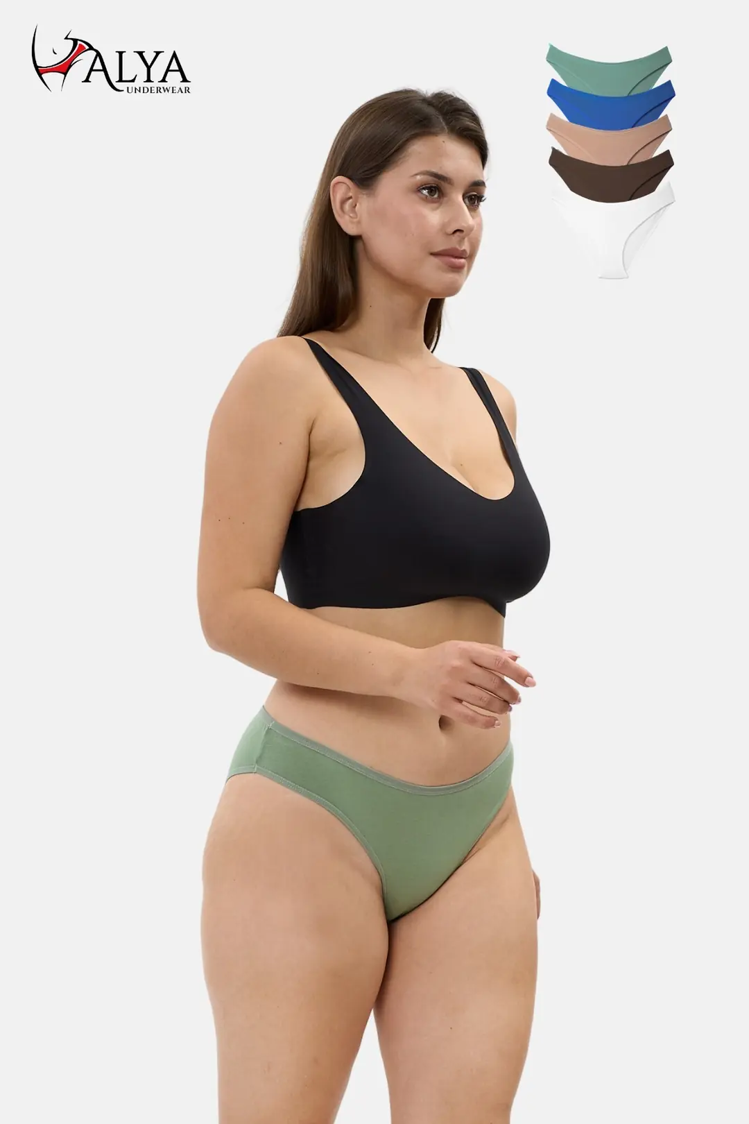 Pamuklu Bikini Kesim Külot - 5'li veya 6'lı Paket