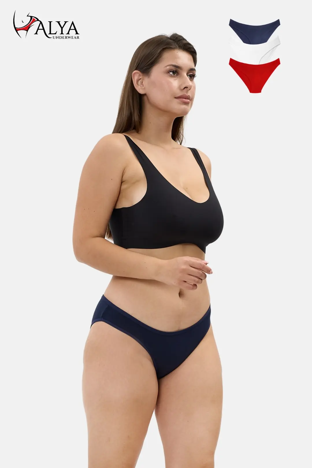 Pamuklu Bikini Kesim Külot - 3'lü Paket