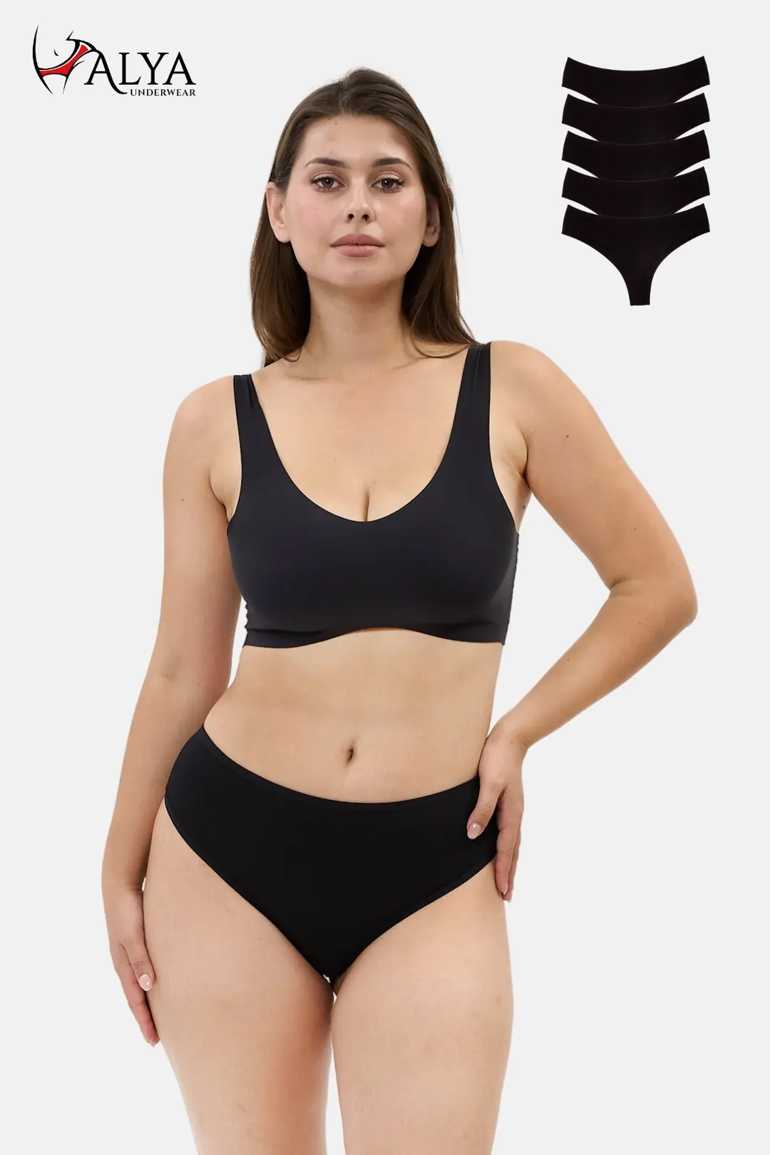 Yüksek Bel Tanga Külot - 5'li Paket
