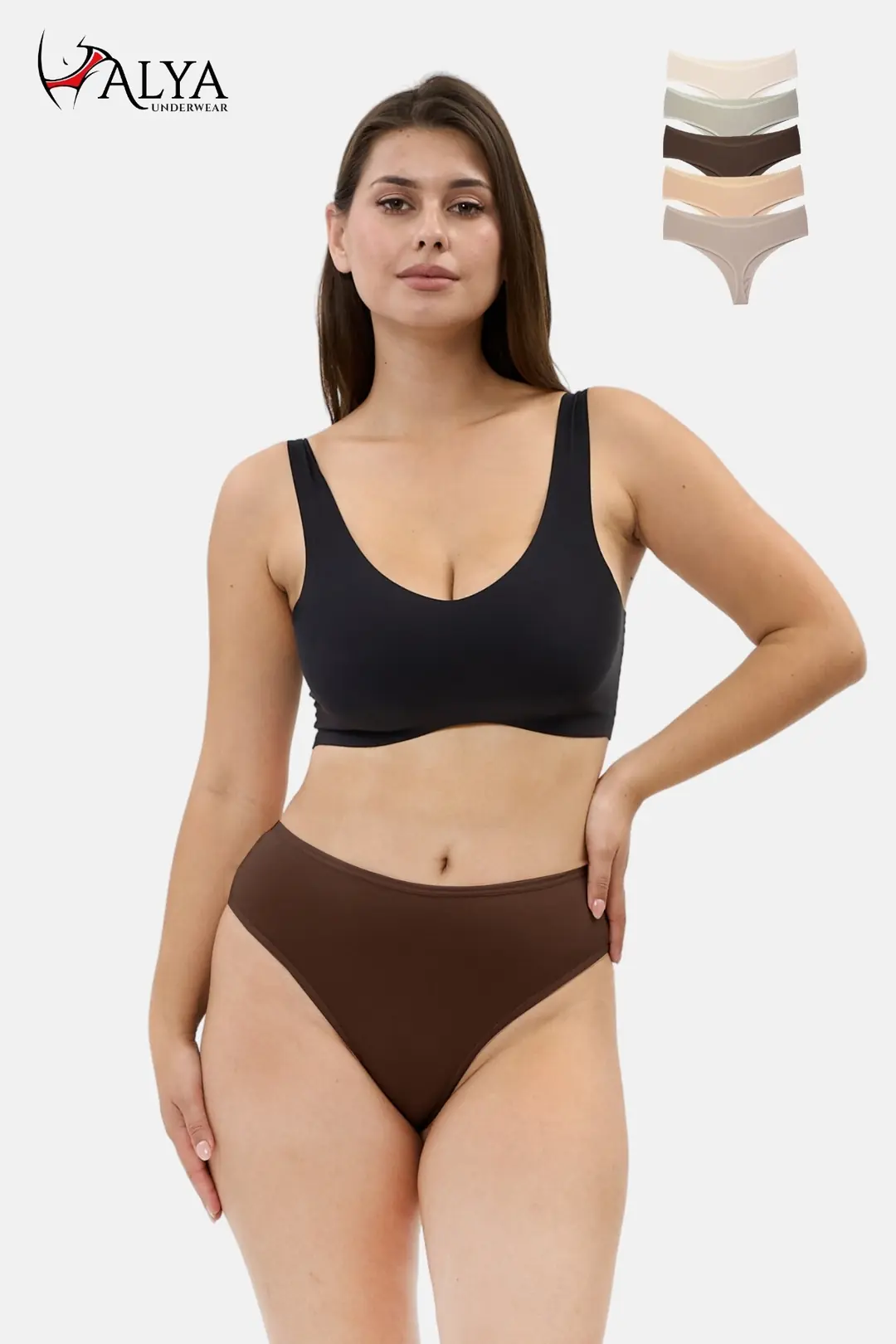Yüksek Bel Tanga Külot - 5'li Paket