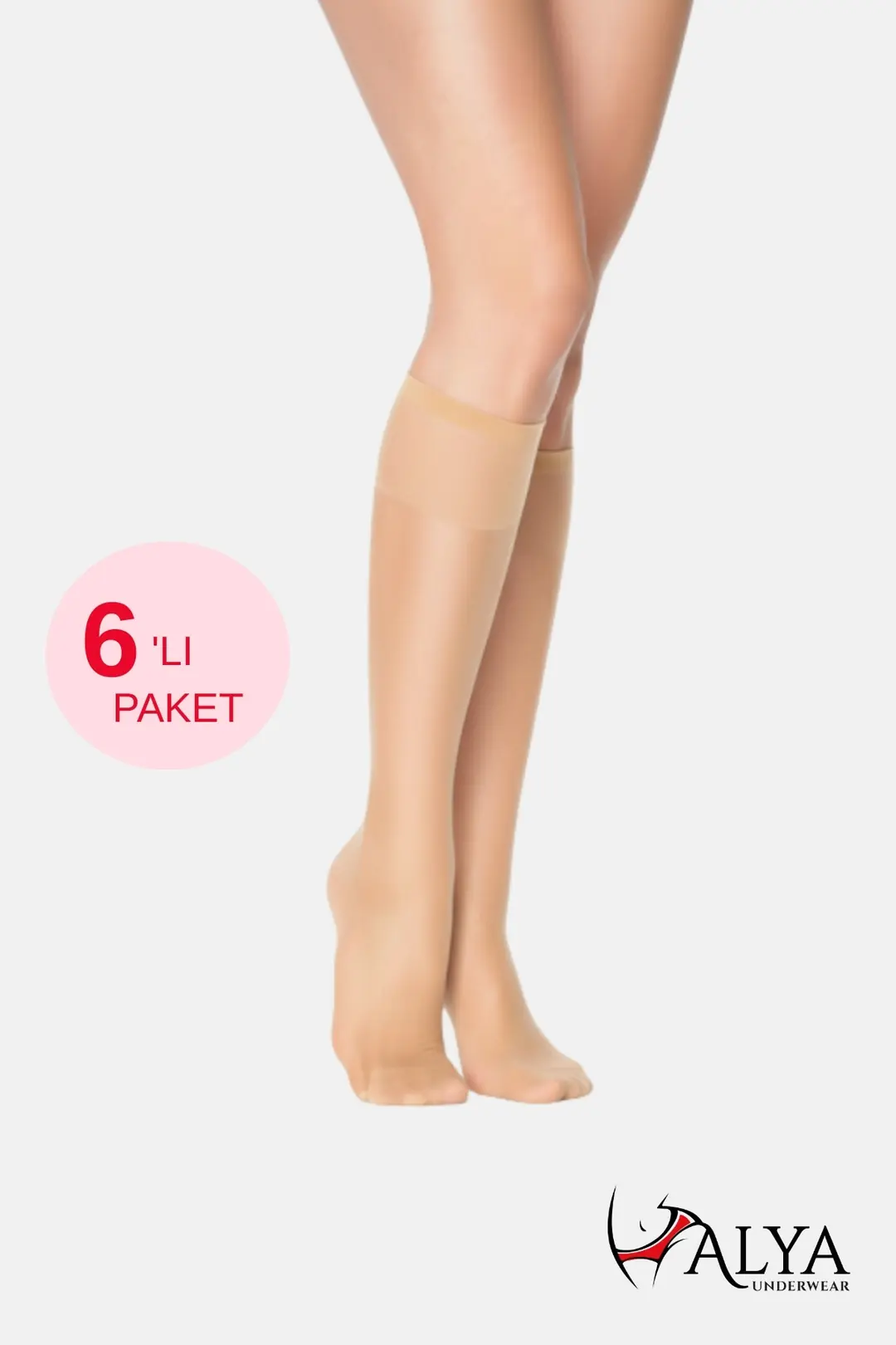 Diz Altı Çorap - 3'lü veya 6'lı Avantaj Paket