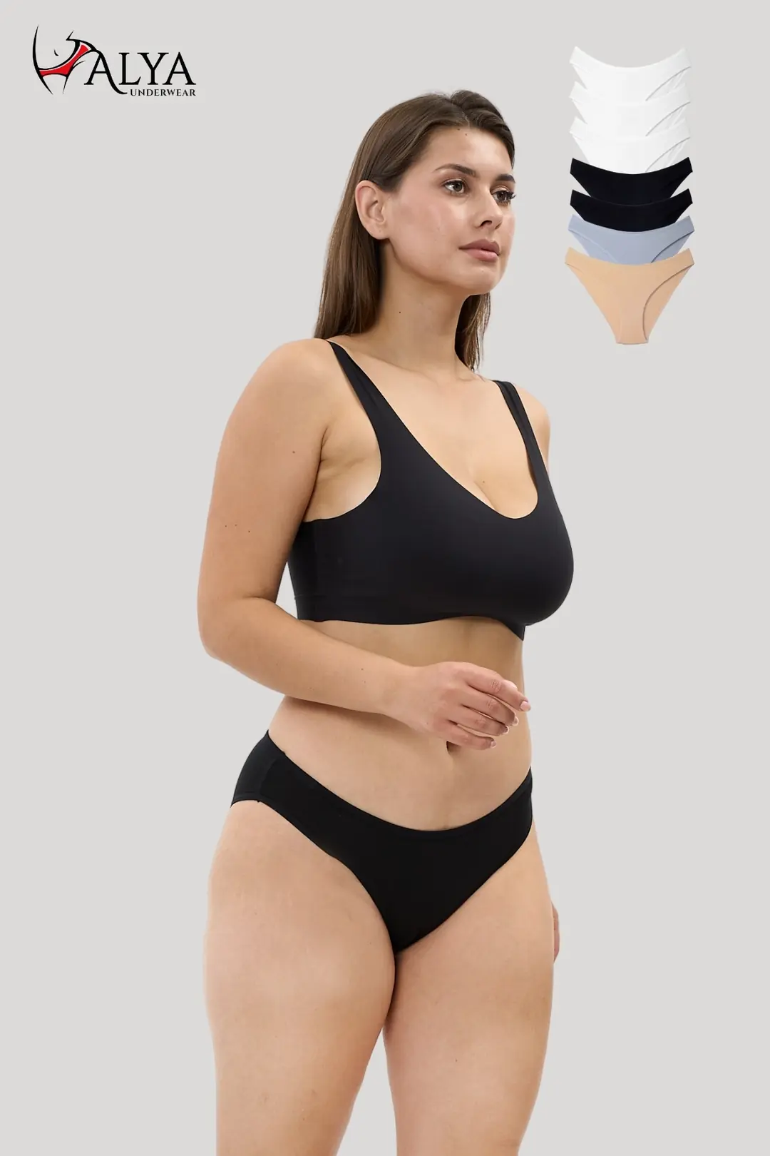 Kedi Baskılı Bikini Külot - 5'li ve 7'li Paket Seçenekleri