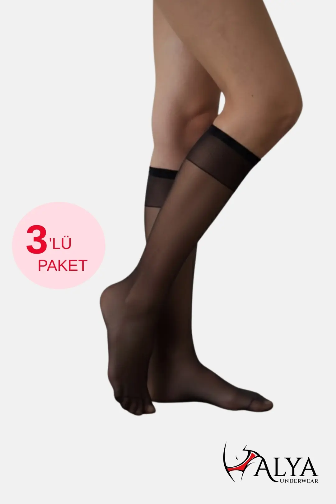 Diz Altı Çorap - 3'lü veya 6'lı Avantaj Paket