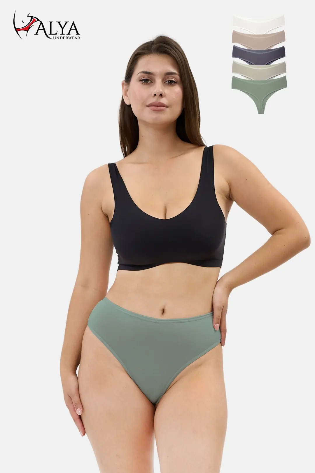 Yüksek Bel Tanga Külot - 5'li Paket