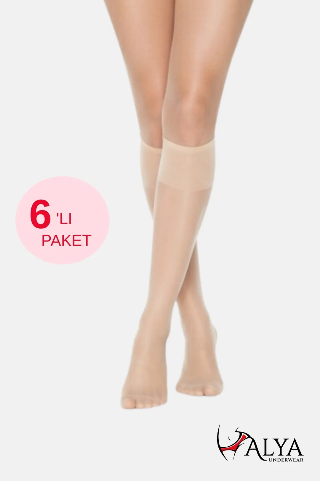 Diz Altı Çorap - 3'lü veya 6'lı Avantaj Paket