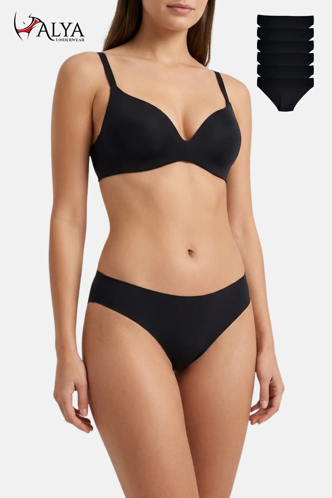 Dikişsiz Lazer Kesim Bikini Külot - 6'lı Paket