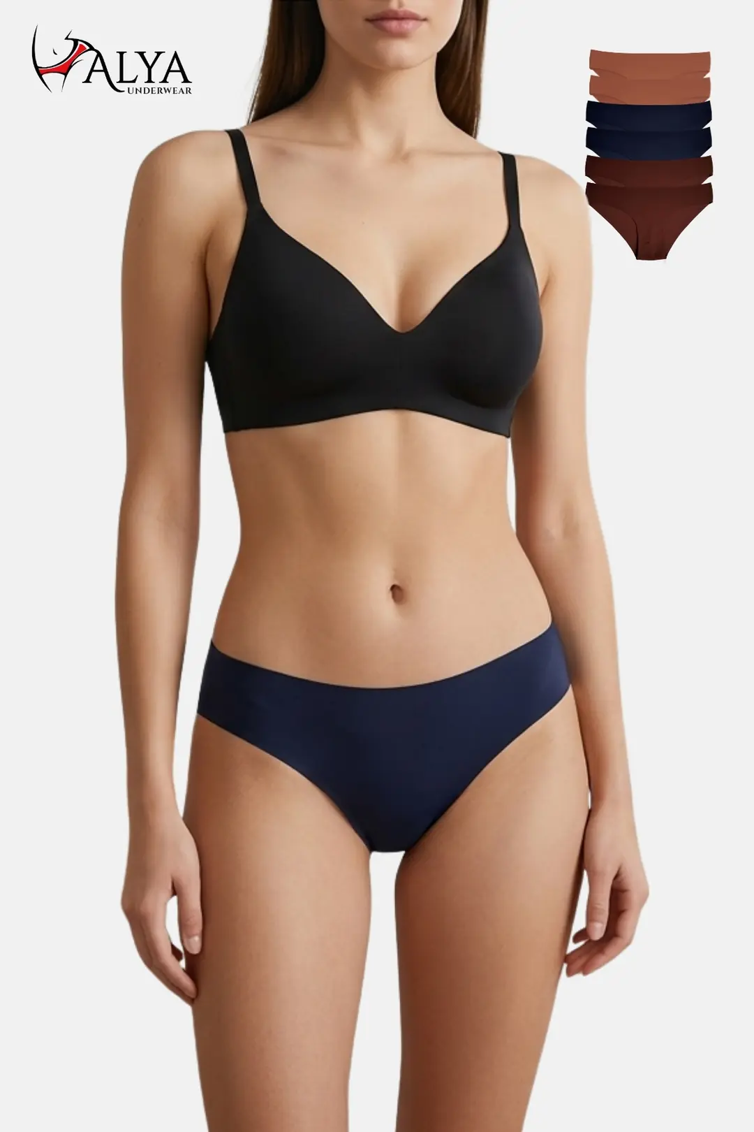 Dikişsiz Lazer Kesim Bikini Külot - 6'lı Paket