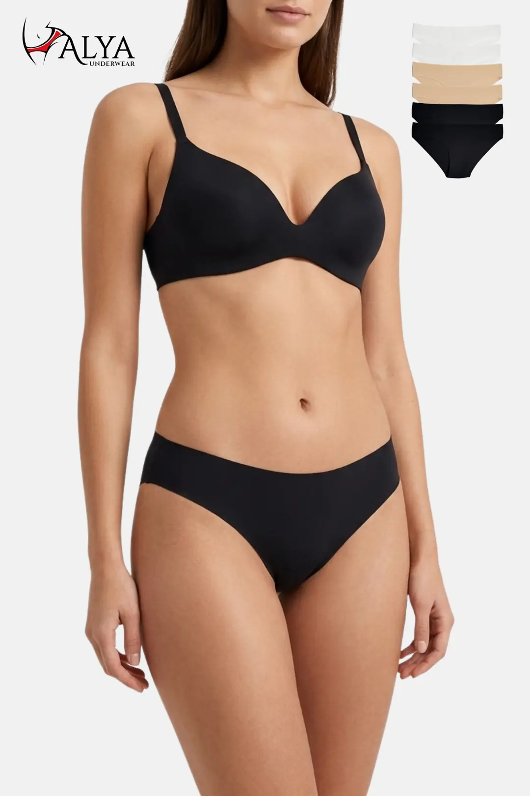 Dikişsiz Lazer Kesim Bikini Külot - 6'lı Paket