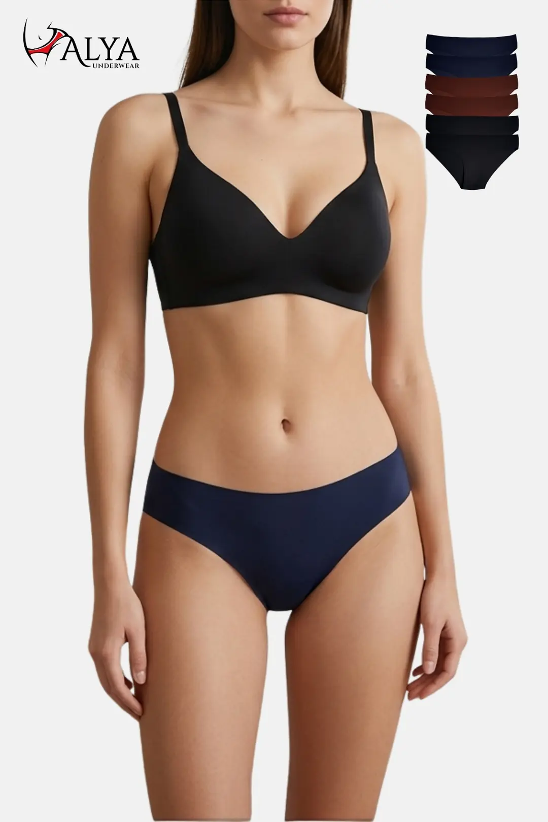 Dikişsiz Lazer Kesim Bikini Külot - 6'lı Paket