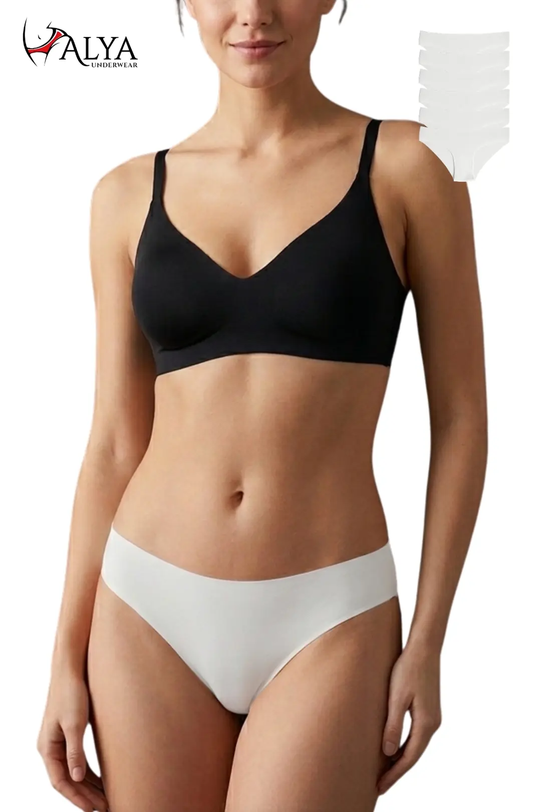 Dikişsiz Lazer Kesim Bikini Külot - 6'lı Paket