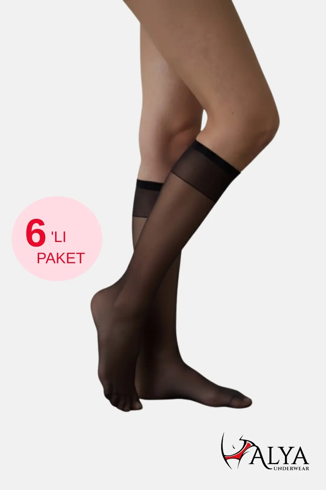 Diz Altı Çorap - 3'lü veya 6'lı Avantaj Paket