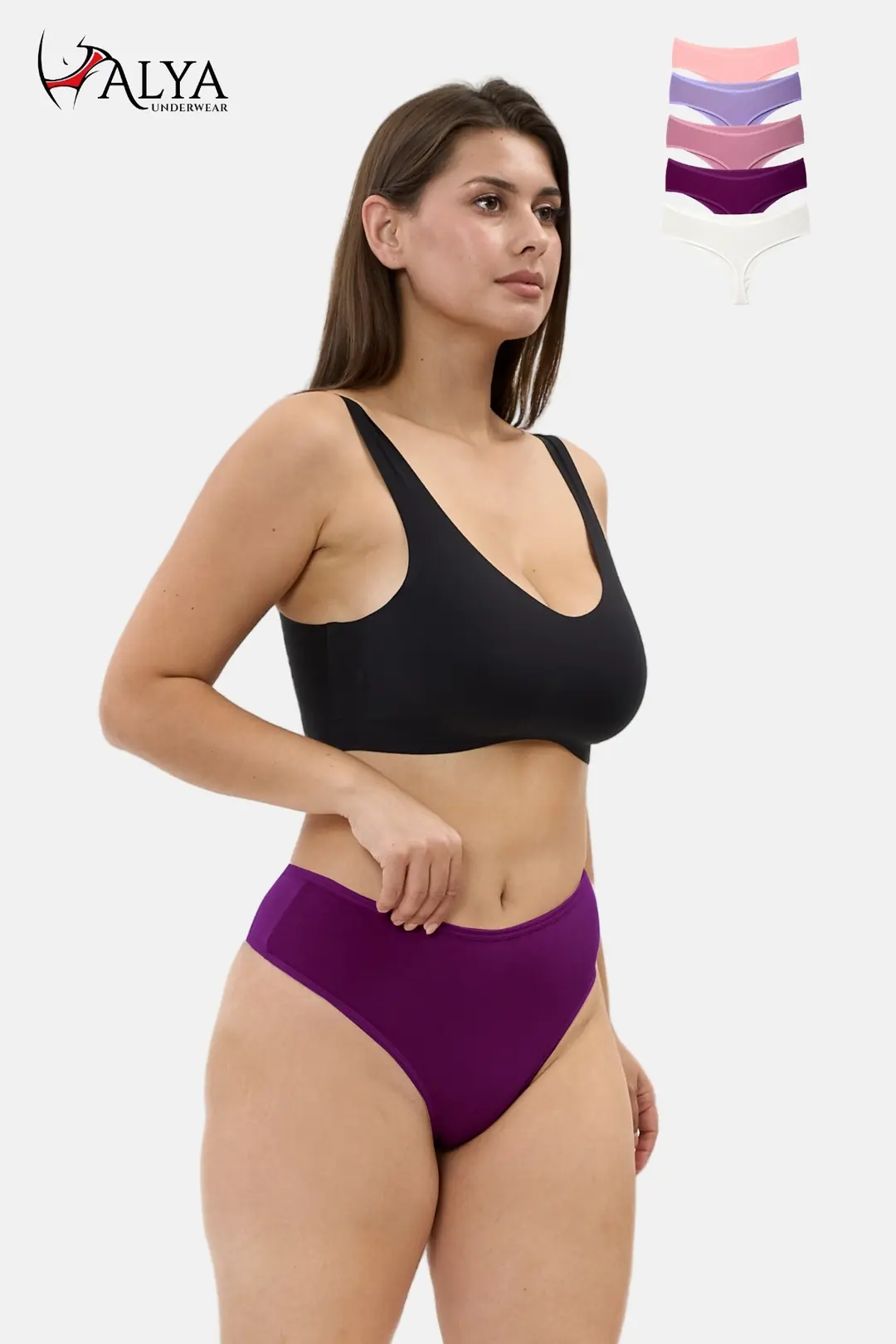 Yüksek Bel Tanga Külot - 5'li Paket