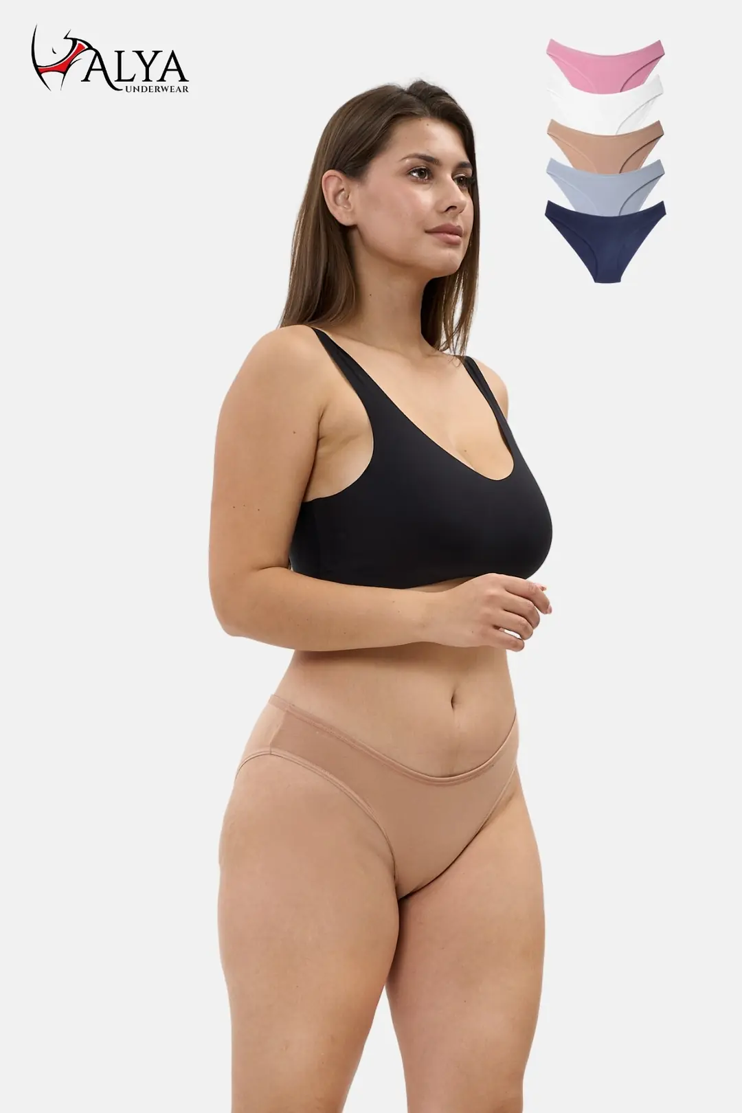 Pamuklu Bikini Kesim Külot - 5'li veya 6'lı Paket