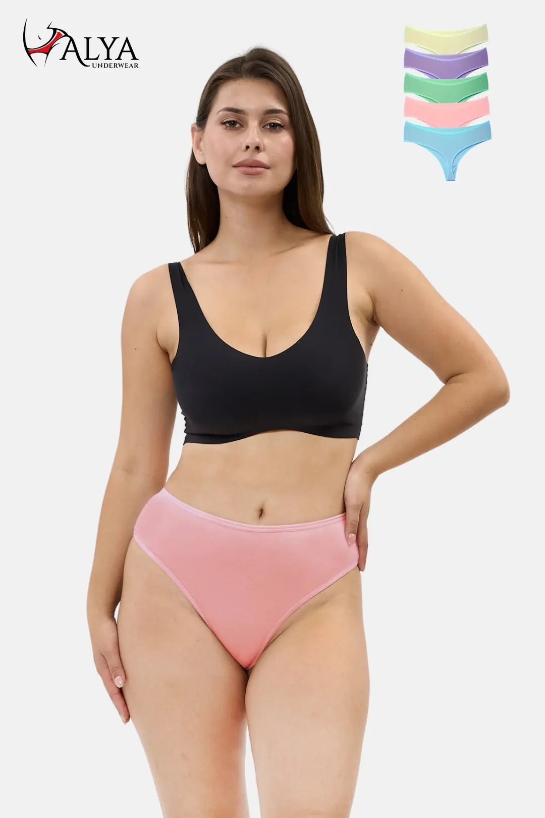 Yüksek Bel Tanga Külot - 5'li Paket