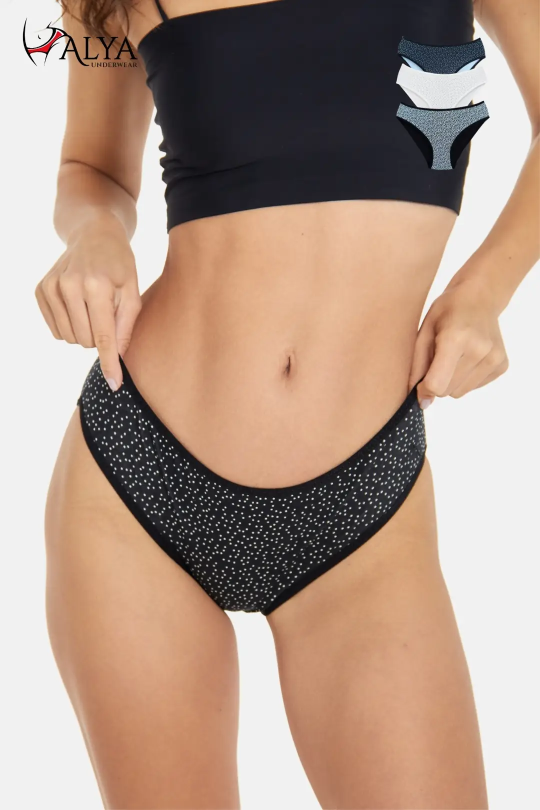 Pamuklu Bikini Kesim Külot - 3'lü Paket