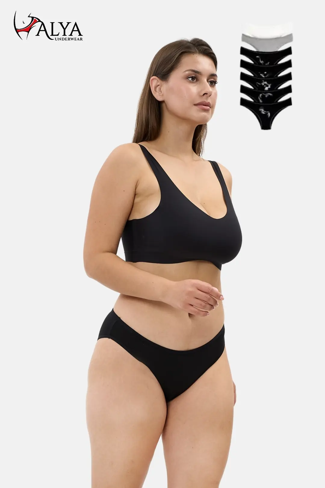 Kedi Baskılı Bikini Külot - 5'li ve 7'li Paket Seçenekleri