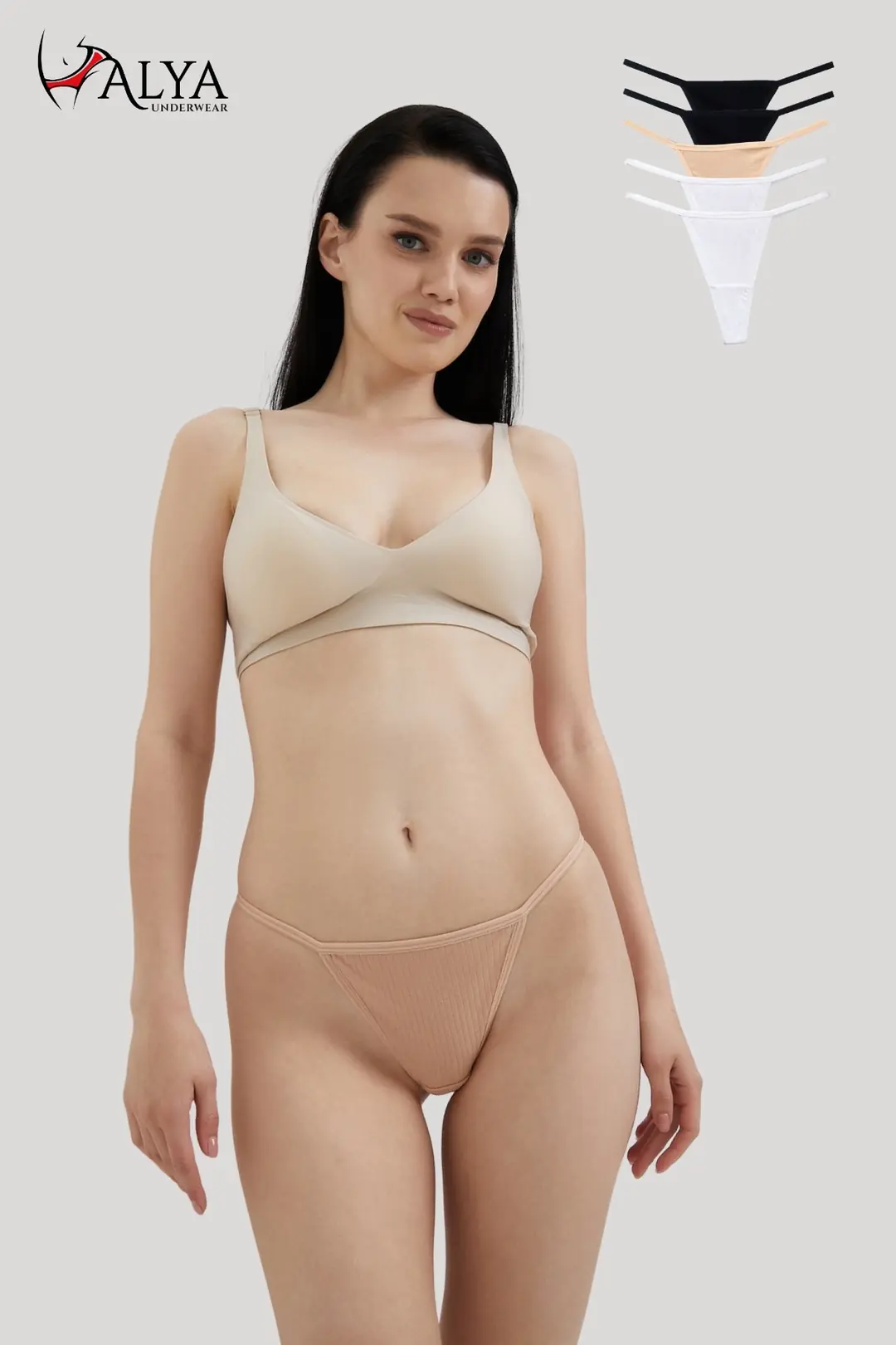 İpli Tanga Külot - 3'lü veya 5'li Paket